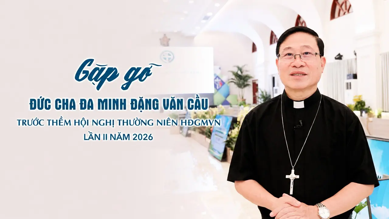 Gặp gỡ Đức cha Đa Minh Đặng Văn Cầu trước thềm Hội nghị thường niên Hội đồng Giám mục Việt Nam kỳ II năm 2026